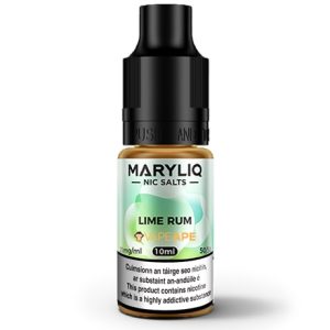 Maryliq Lime Rum 10ml vape e-liquid bottle