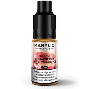 Maryliq Peach Strawberry Watermelon 10ml vape e-liquid bottle