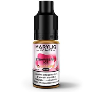 Maryliq Strawberry Ice 10ml vape e-liquid bottle