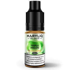 Maryliq Triple Melon 10ml vape e-liquid bottle