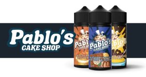 Pablos Cake Shop 120ml Vape Juice Mobile Banner