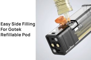 Gotek X Vape Pod E-liquid Refilling