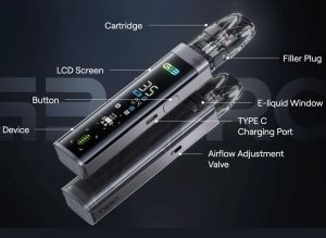 Caliburn G3 Pro Vape in detail
