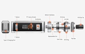 Aspire Rover Plus Spare Parts Components