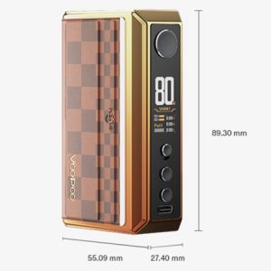VooPoo Drag 5 Mod Dimensions