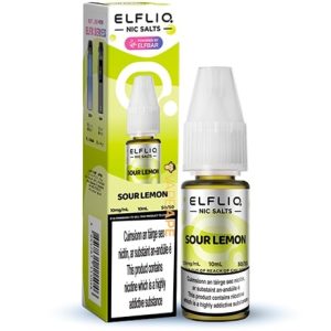 Elfliq Sour Lemon 10ml Eliquid Bottle