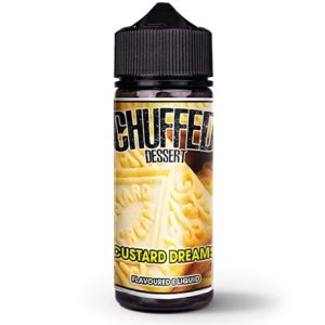 Chuffed Custard Dreams 120ml Vape Juice Bottle