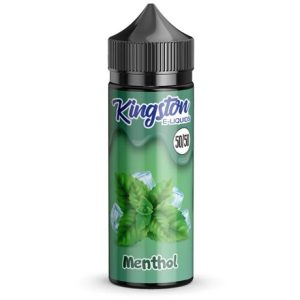 Kingston Menthol 120ml vape juice bottle